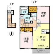 グランボヌールKE E棟の間取り画像