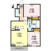 ウェルモート曙町の間取り画像