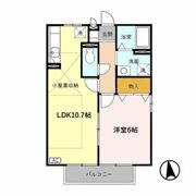 プロムナード Aの間取り画像
