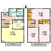 Parterre・Y(ﾊﾟﾙﾃｰﾙﾜｲ) Bの間取り画像
