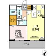 セレーナ東静岡の間取り画像