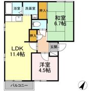 アペックス日進 A棟の間取り画像