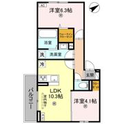 DーROOM 西矢倉の間取り画像