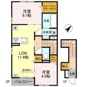 カルムベルフルールの間取り画像