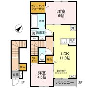 カルムベルフルールの間取り画像