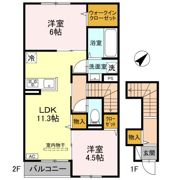 カルムベルフルールの間取り画像