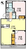 コスモ二色浜Ⅲの間取り画像