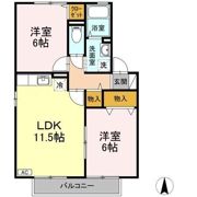 アスピラシオン B棟の間取り画像