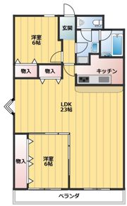 Mスタジアムの間取り画像