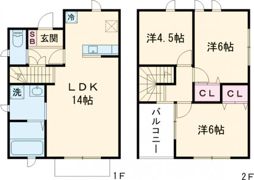 マハロ熊見A棟の間取り画像