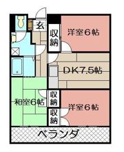 サンラビール小倉の間取り画像