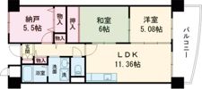 グリーンサイド鶴見の間取り画像