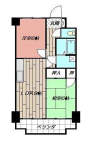 足立インターハイツの間取り画像