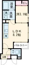 Cherim中村公園の間取り画像