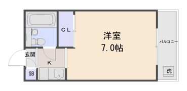 ロイヤルハイツナカムラの間取り画像