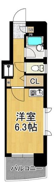 ライオンズマンション諏訪神社前の間取り画像