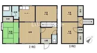牛久市小坂町戸建ての間取り画像
