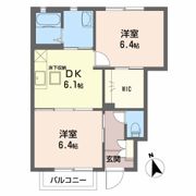 ストロベリーフィールズ Bの間取り画像