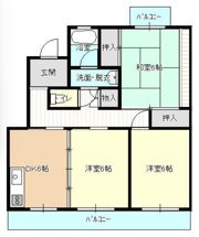 パレス富塚の間取り画像