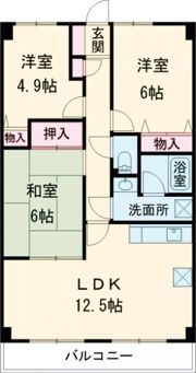 グレーシア大西の間取り画像