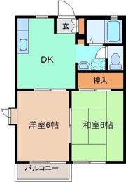 ニュークレストBの間取り画像