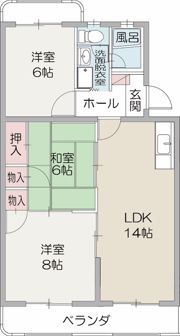 グレイス六番館の間取り画像