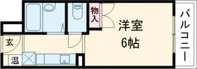 スチューデントパレス茨木の間取り画像
