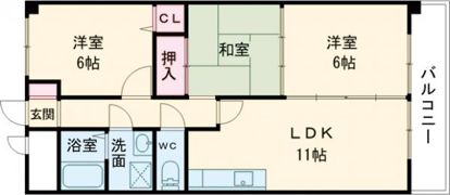 ドリームコート学研の間取り画像