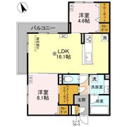 ファブール東羽衣の間取り画像