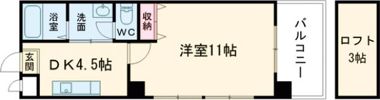 第13平勝ビルの間取り画像