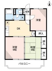 メゾン坪井の間取り画像