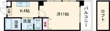第13平勝ビルの間取り画像