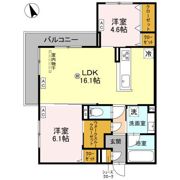 ファブール東羽衣の間取り画像