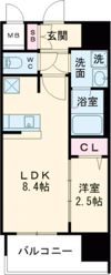 グランフォーレ久留米駅プレミアの間取り画像