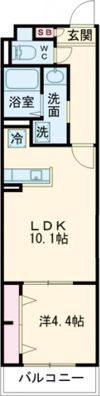 MISTRAL神田町の間取り画像