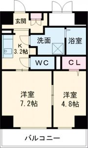 ソレイユ深草の間取り画像