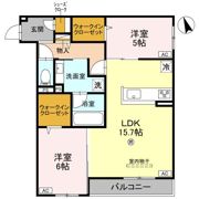 ファブール東羽衣の間取り画像