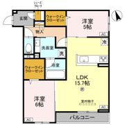 ファブール東羽衣の間取り画像