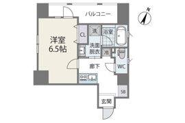 サニークレスト渡辺通の間取り画像