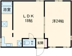 有明アパートの間取り画像
