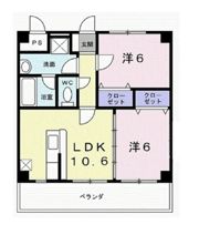 中島マンションの間取り画像