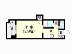 スタシオン西田の間取り画像