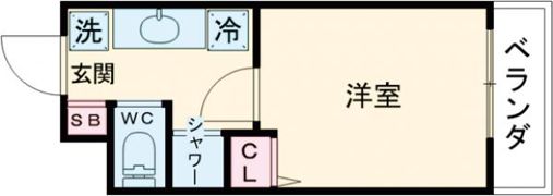 ドーミー西宝町の間取り画像