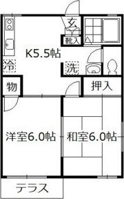 メゾンフレグランスの間取り画像
