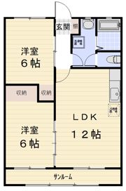 サークルバレー津の間取り画像