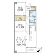 グランマルジュ市ヶ谷の間取り画像