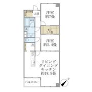 グランマルジュ市ヶ谷の間取り画像