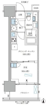 パークアクシス西大島コンフォートスクエアの間取り画像