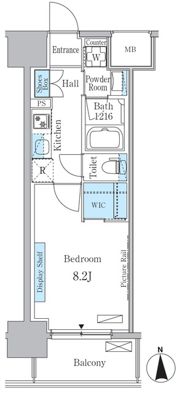 ヒヴィ・カーサ名駅西の間取り画像