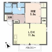 アプローズ丸子 Aの間取り画像